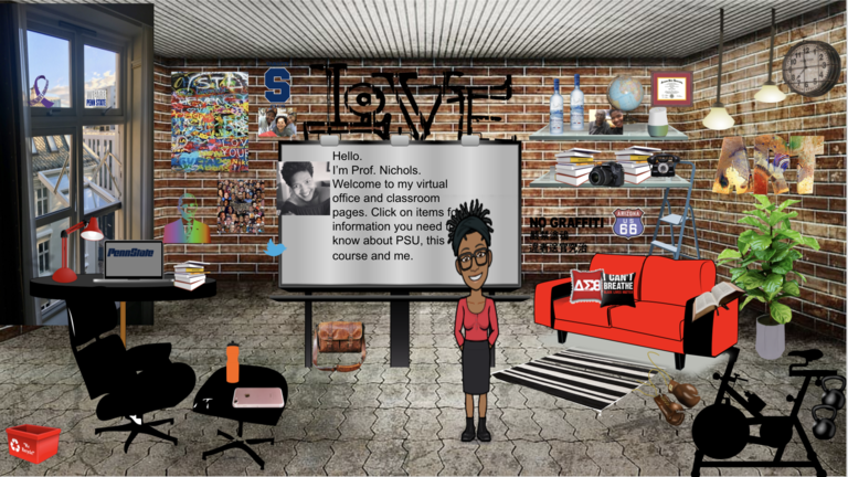 Nichols' virtual office space