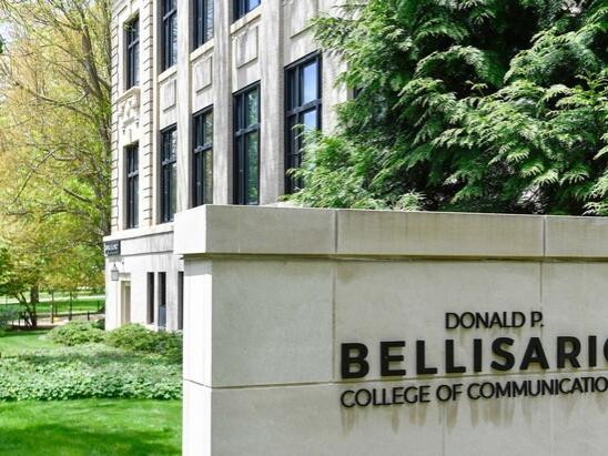 Bellisario College Sign